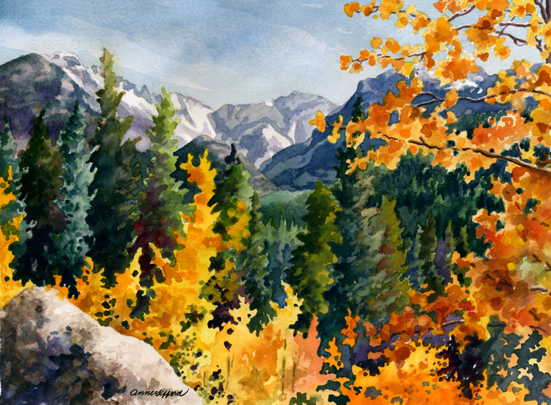 Rocky Mountian Park by Anne Gifford