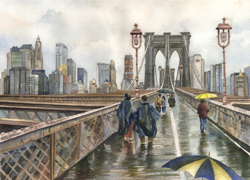 Brooklyn Bridge by Anne Gifford