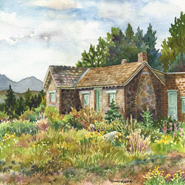 Moore House at Caribou Ranch by Anne Gifford