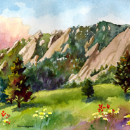 Meadow at Chautauqua by Anne Gifford