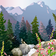Mountain Stream by Anne Gifford
