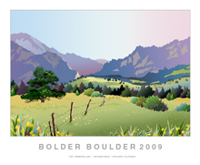 Bolder Boulder 2009 10K Race by Anne Gifford