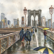 Brooklyn Bridge by Anne Gifford
