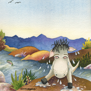 Spike Discovers He Cannot Swim by Anne Gifford