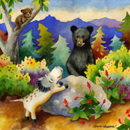 Spike Bears by Anne Gifford